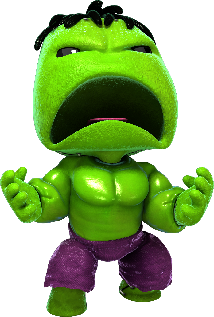 Hulk - Littlebigplanet Marvel (697x1032), Png Download