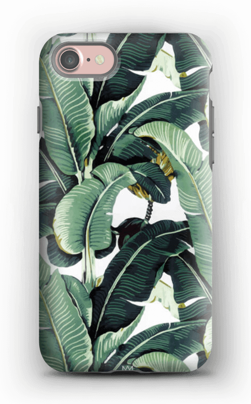 Banana Leaf Case Iphone 7 Tough - Jungle Iphone (498x800), Png Download