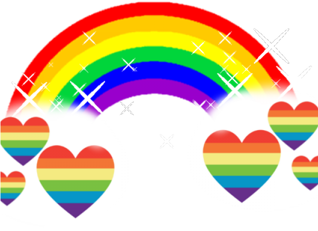 Rainbow Heart Cutie Mark (640x480), Png Download