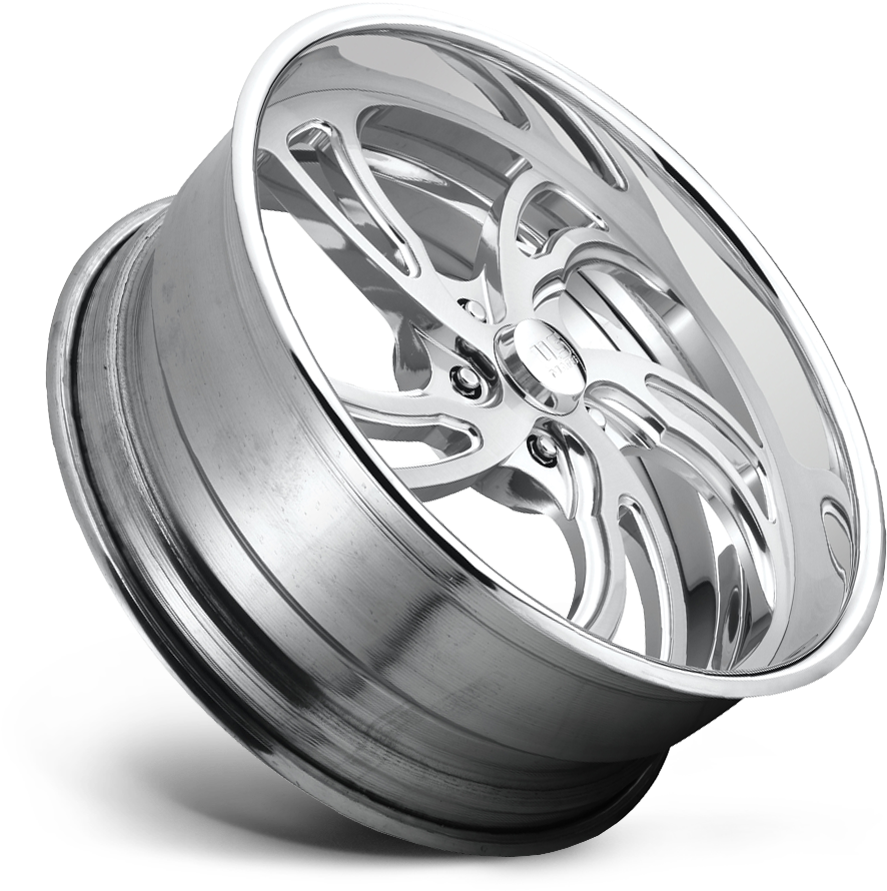 5 Lug Brushed Polished - Us Mags Hustler U116 (1000x1000), Png Download