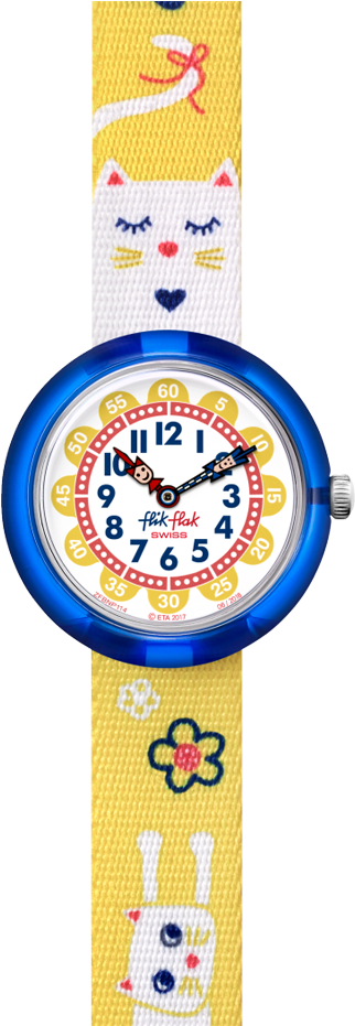 Jumping Cat - Flik Flak (340x930), Png Download