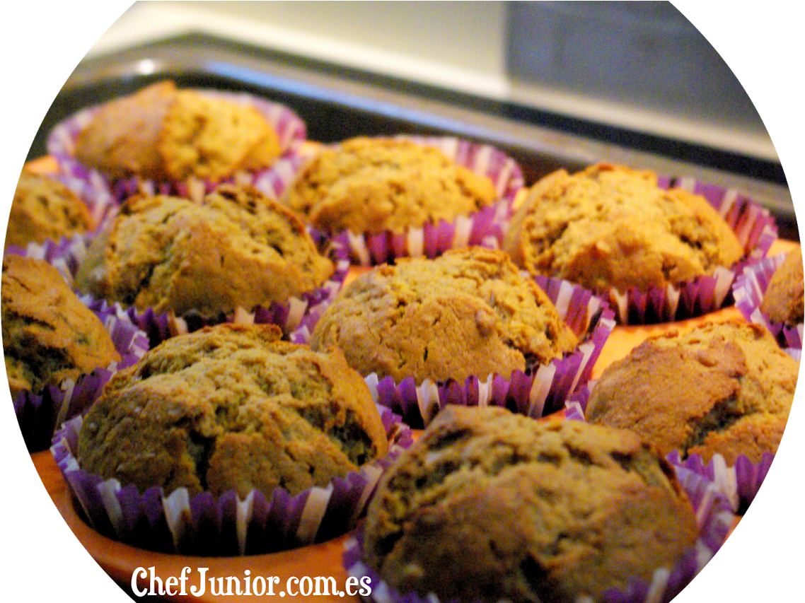 Muffins De Calabaza - Muffin (1600x852), Png Download