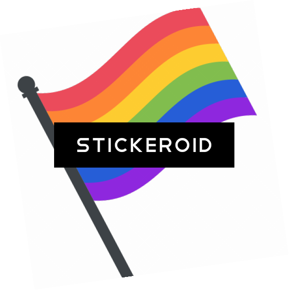 Rainbow Flag - Graphic Design (577x578), Png Download