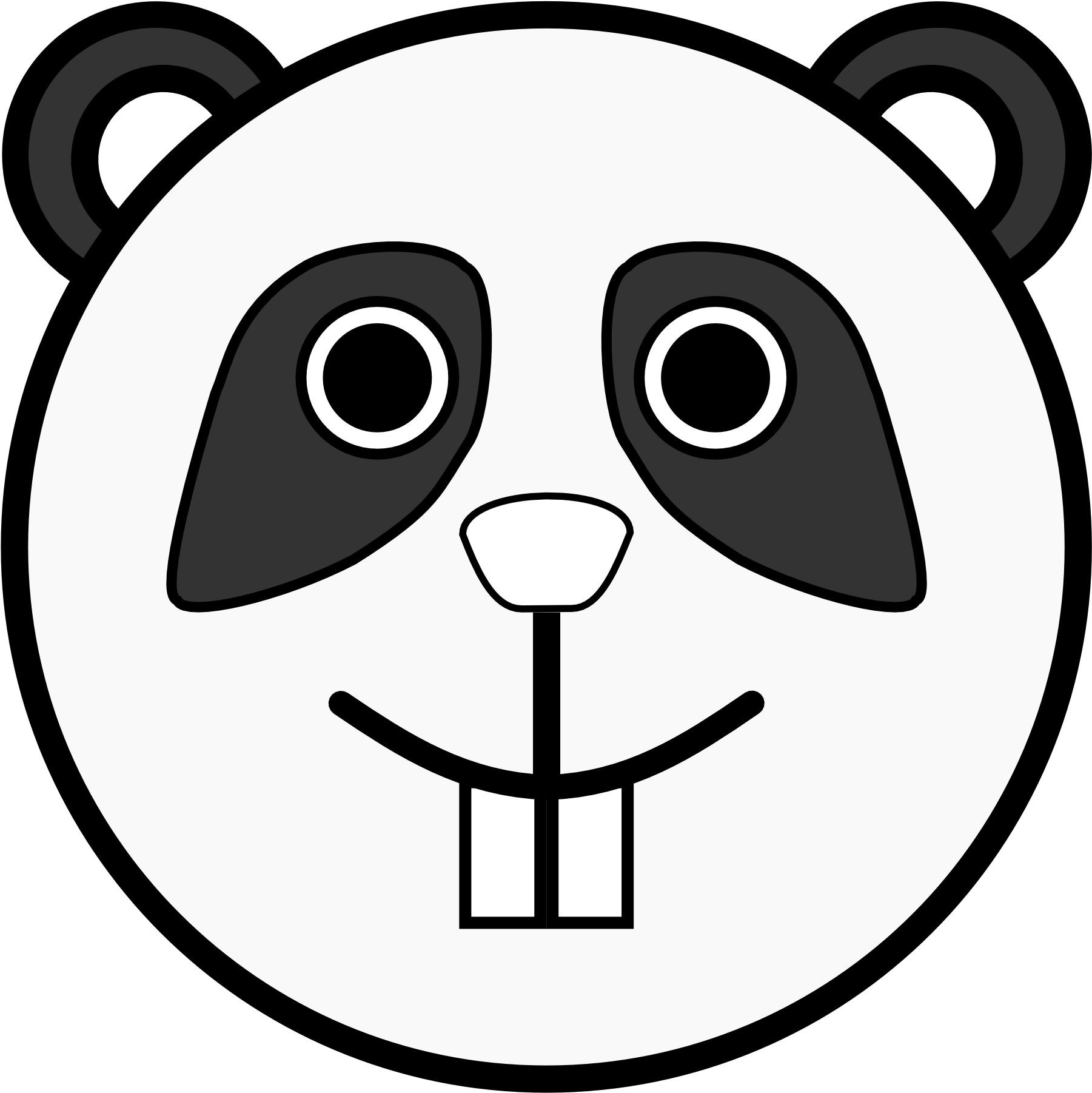 Panda Clipart Easy - Panda Clip Art (1979x1979), Png Download