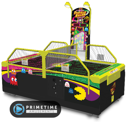 Pac-man Smash Slimline Air Hockey By Bandai Namco - Namco Pac-man Smash Slim Line Air Hockey Table (600x600), Png Download