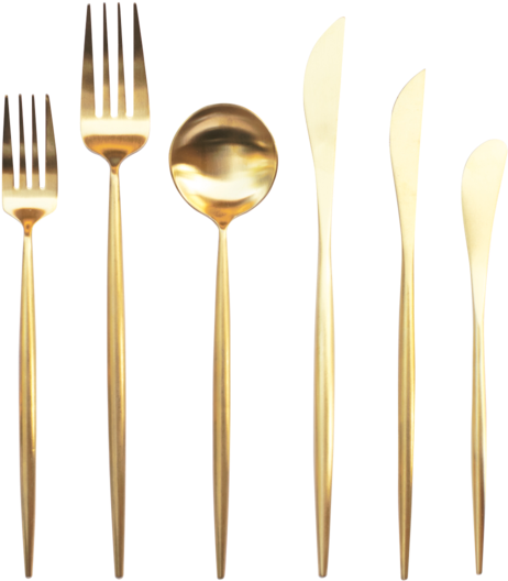 Skinny Gold - Knife (1000x667), Png Download