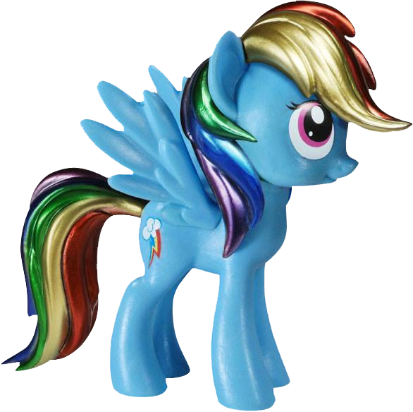 My Little Pony - Rainbow Dash Funko Pony (586x584), Png Download
