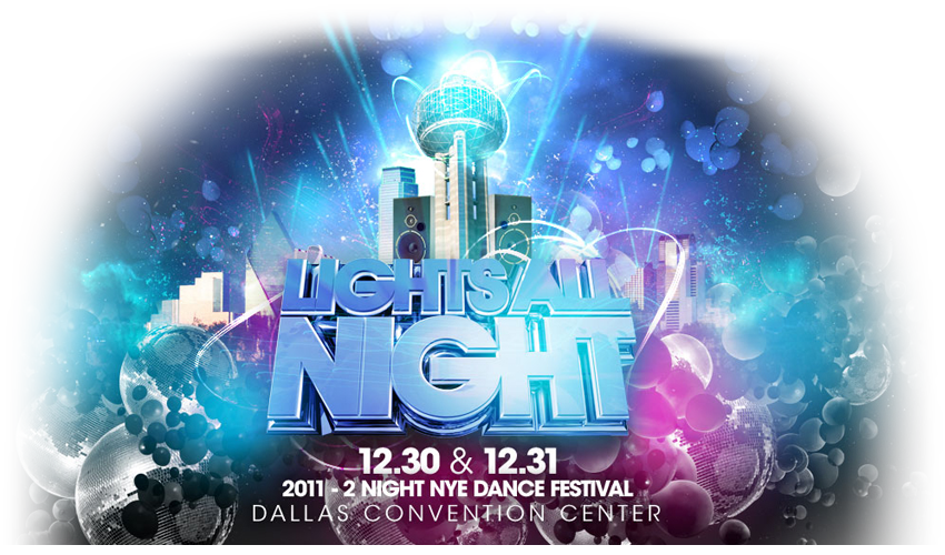 Lights All Night (850x500), Png Download