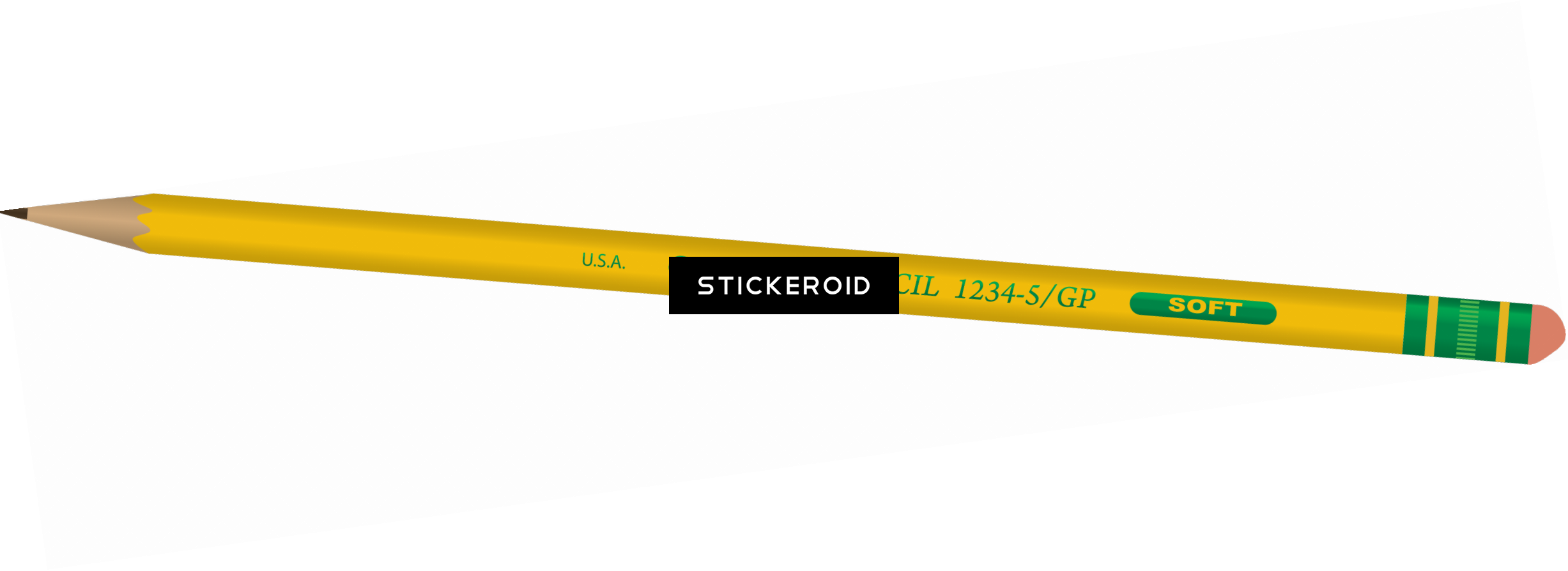 Pencil - Statistical Graphics (2454x894), Png Download