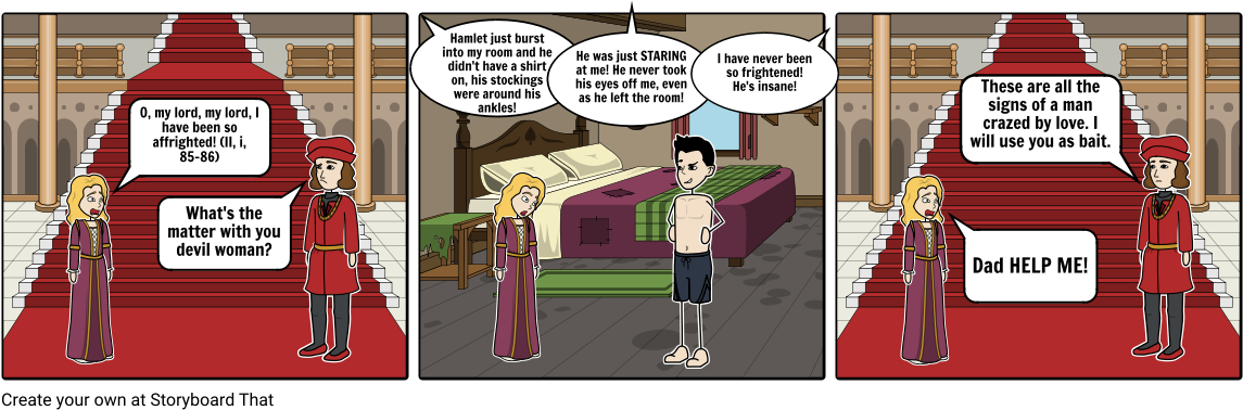 Polonius And Ophelia - Estate General (1164x385), Png Download