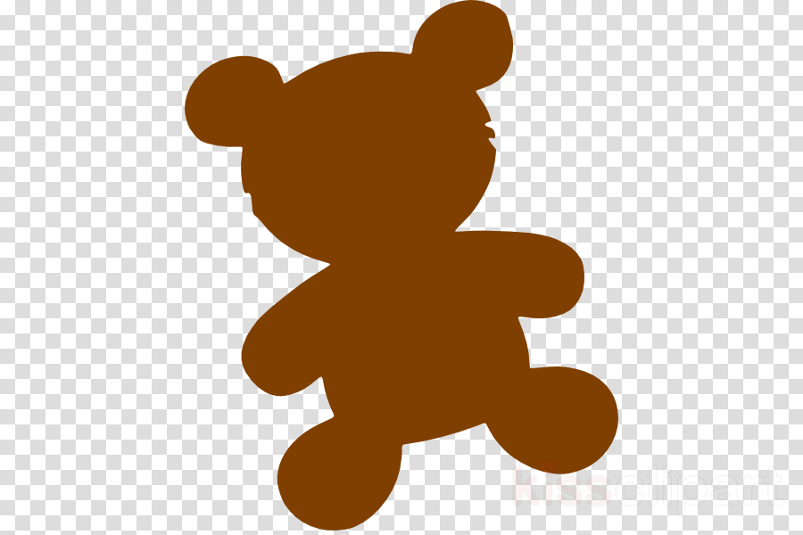 California Map Transparent Clipart Clip Art - Cute Teddy Bear Silhouette (900x600), Png Download
