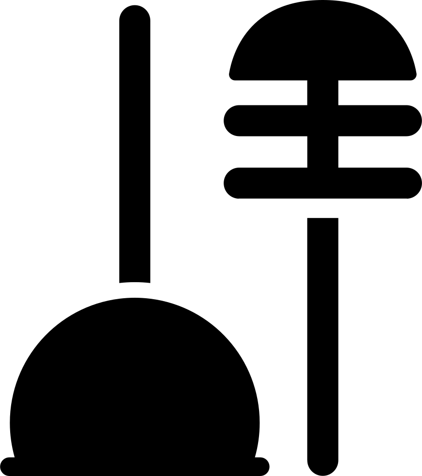 Png File - Utensilios De Limpieza De Baños (870x980), Png Download