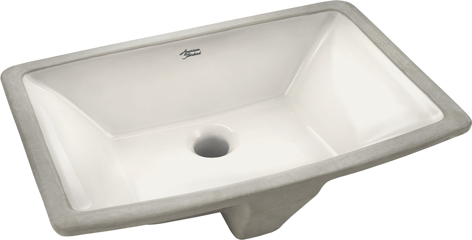 Townsend Under Counter Bathroom Sink - Rectangle Elongated Undermount Sink (2000x2000), Png Download