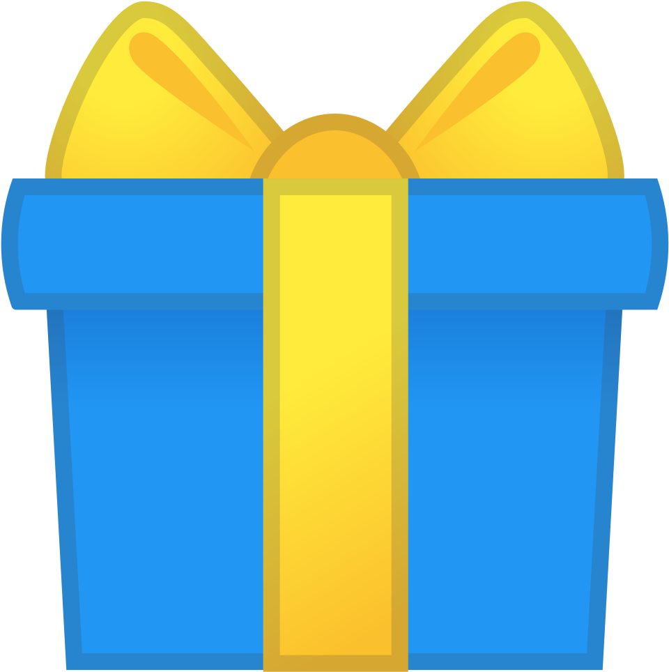 Download Svg Download Png - Эмодзи Подарок (1024x1024), Png Download
