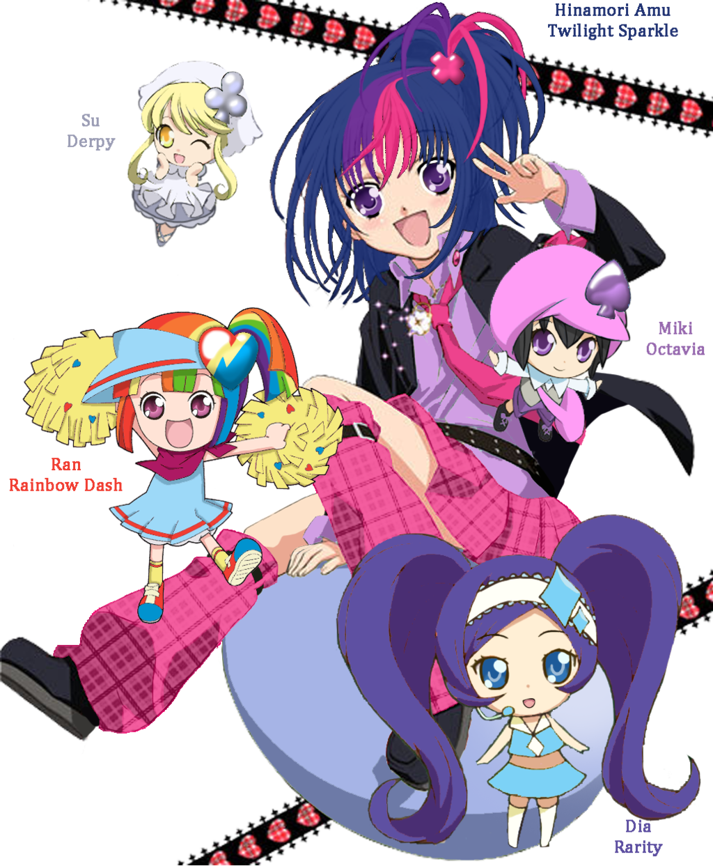 Good Morning And Happy Sunday - Shugo Chara My Little Pony (1024x1243), Png Download
