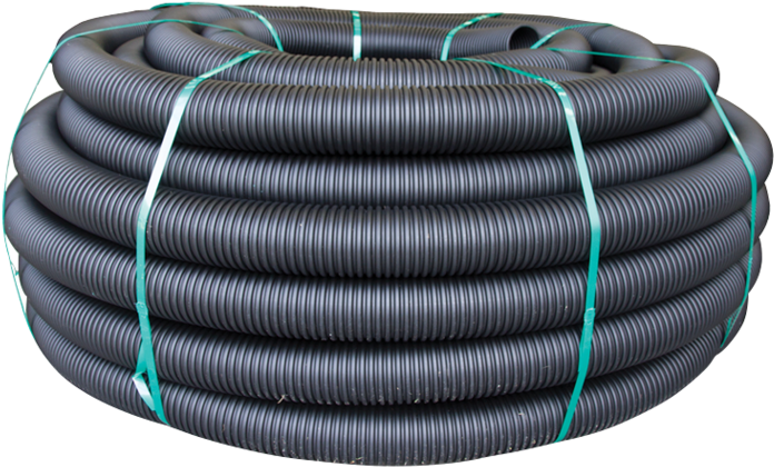 Bailey Black Snake Slotted Drainage Coil 160mm X 45m - Slot Drain (763x571), Png Download