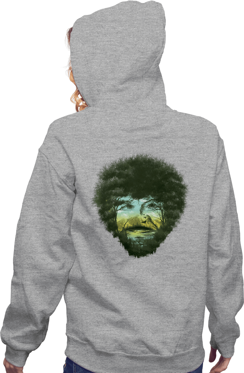 Bob Ross - Shirt (930x1294), Png Download