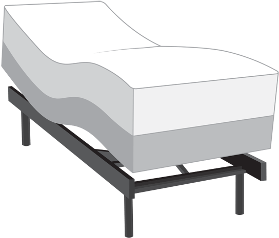 Power Bob Ultra With Bob O Pedic Gel Mattress - Cradle (850x492), Png Download