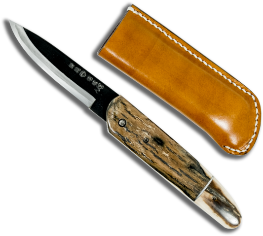 Takeda Nas Moriya Folder Knife Mammoth Handle - Utility Knife (1024x654), Png Download