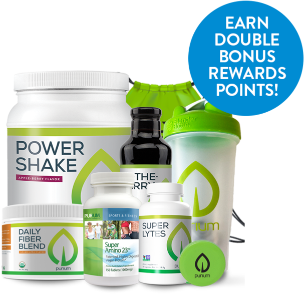Double Bonus Reward Points - Purium 10day Athletes Transformation (680x652), Png Download