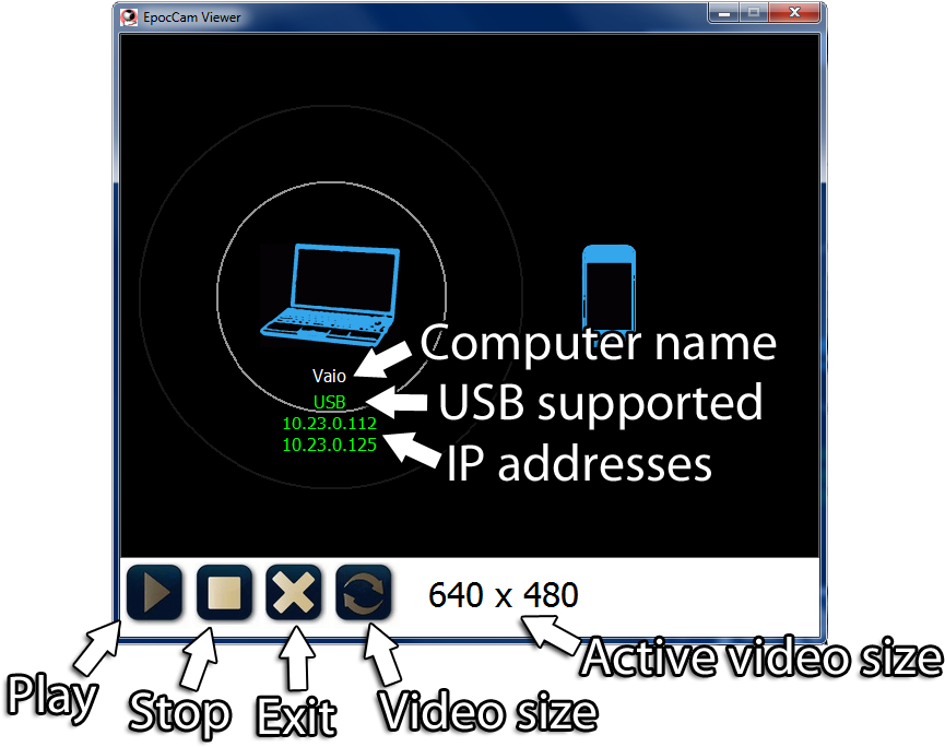 Epoccam Nokia Application - Hp V210w (940x730), Png Download