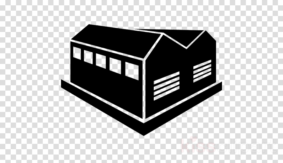 Industrial Building Icon Clipart Building Industry - Industrial Shed Png (900x520), Png Download