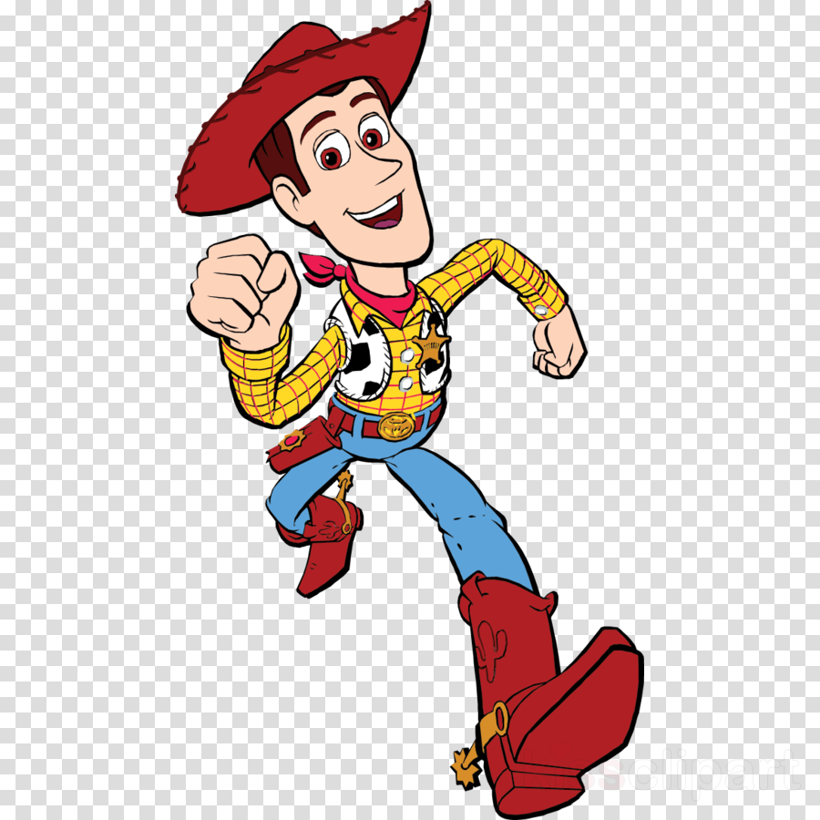 Woody Toy Story Clipart Sheriff Woody Buzz Lightyear - Disney Wood Mounted Rubber Stamp: Toy Story Woody (900x900), Png Download