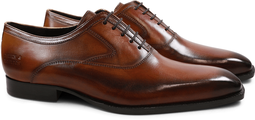 Oxford Shoes Woody 3 Tan Brown Red Washed - Melvin & Hamilton (1024x1024), Png Download