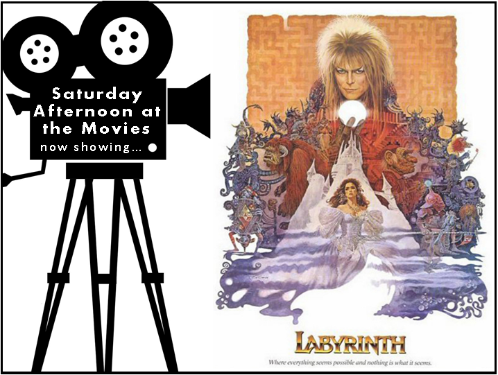 Saturday Afternoon At The Movies Logo Featuring The - Labyrinth 1986 Poster (718x541), Png Download