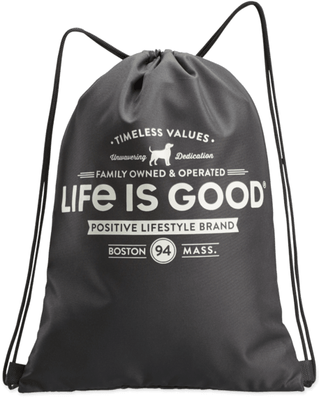 Life Is Good Cinch - Garment Bag (570x570), Png Download