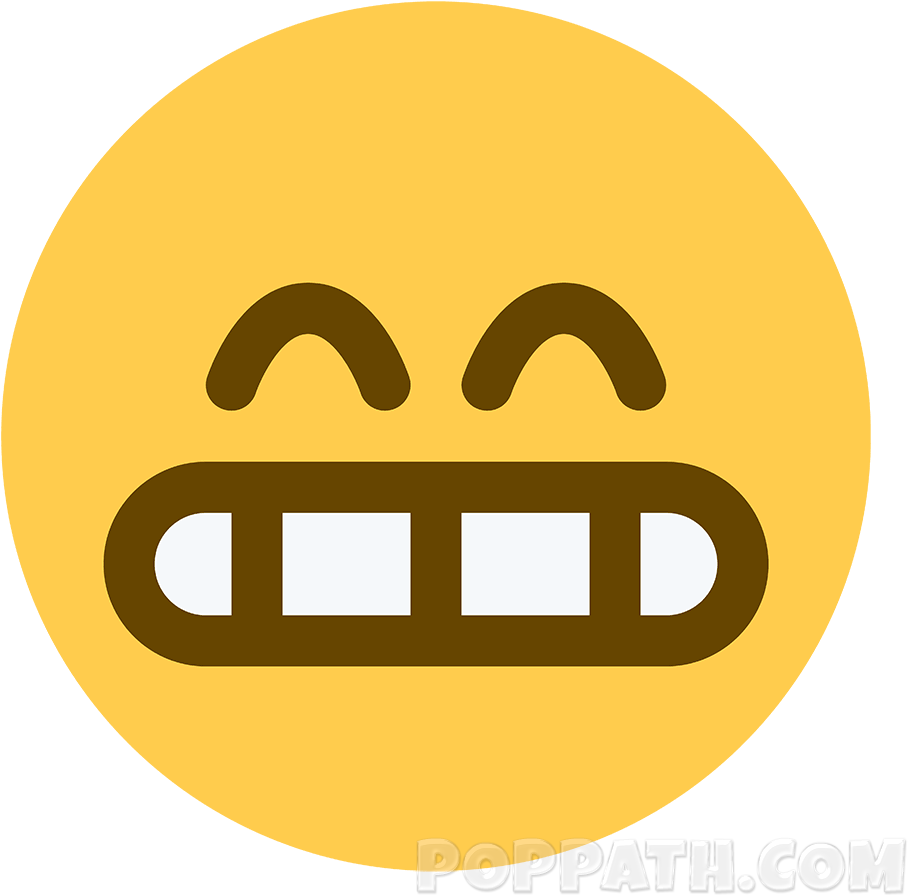 15 Emojis Drawing Emoji Face For Free On Mbtskoudsalg - Grinning Face With Smiling Eyes Twitter (1000x1000), Png Download