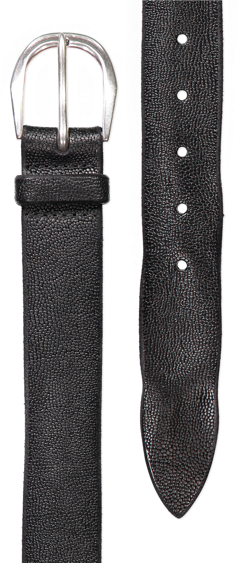 Frog Belt Pebble Leather Nero - Strap (1280x1920), Png Download