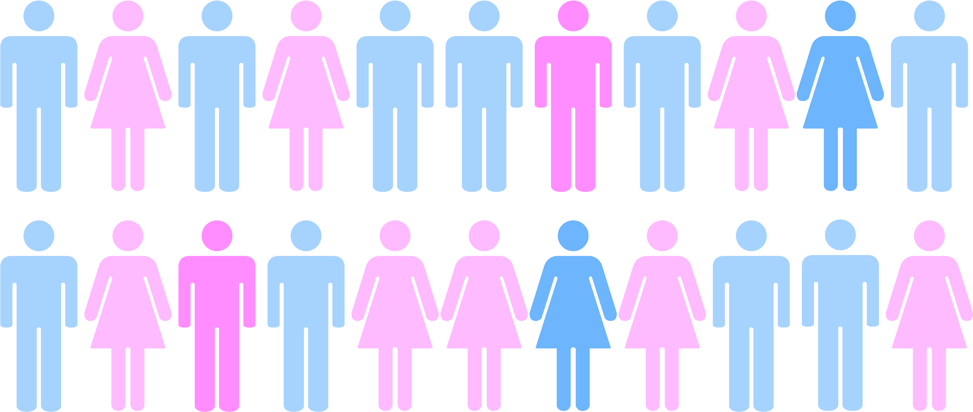 Man Icon-02 - 1 In 4 Statistic Sticker (oval) (3333x1667), Png Download