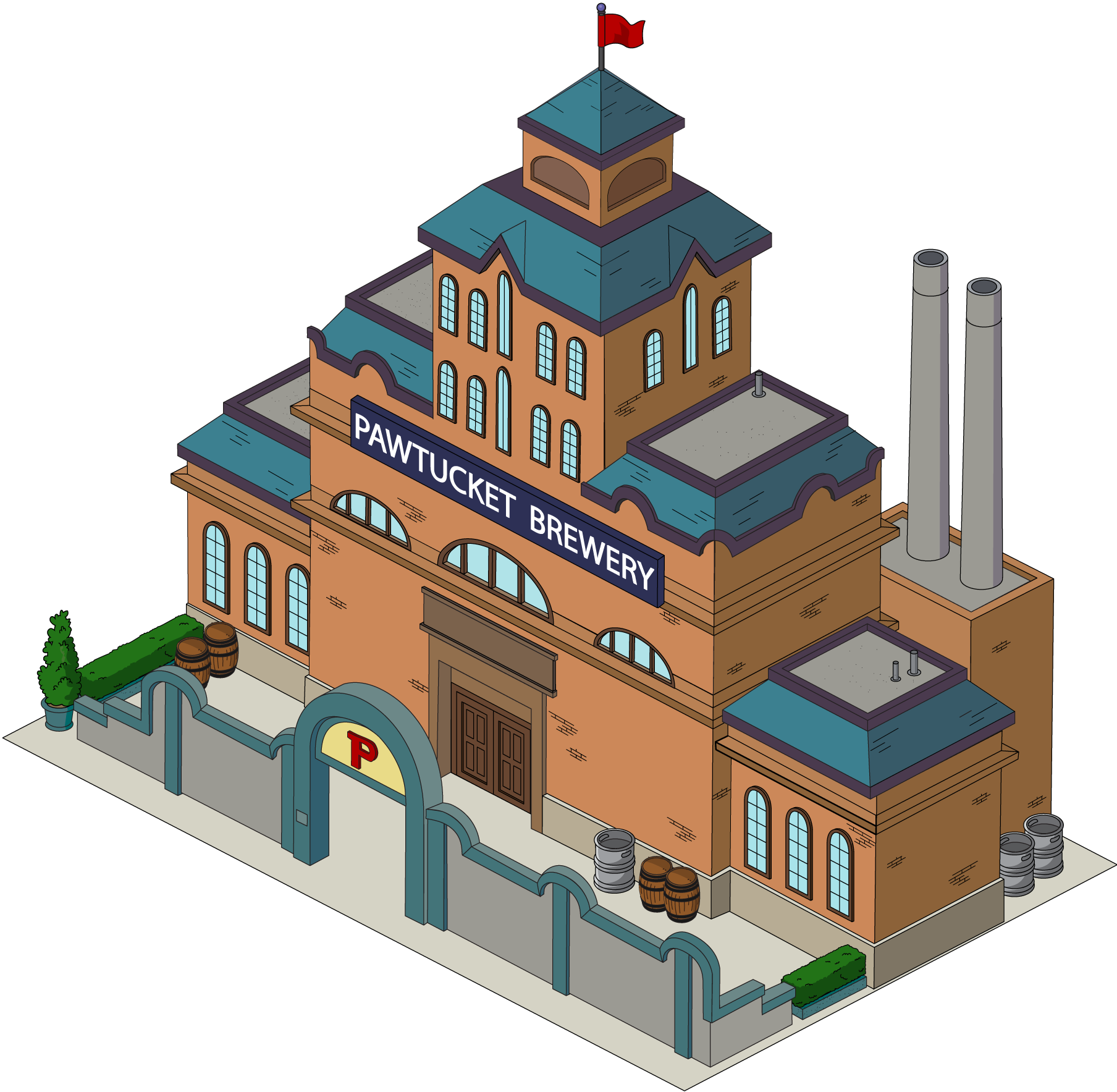 Pawtucket Brewery Repaired - Pewtersmith House Family Guy (1808x1767), Png Download