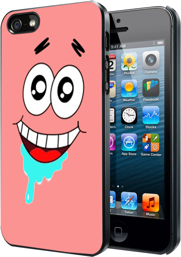 Funny Patrick Star Samsung Galaxy S3/ S4 Case, Iphone - Marvel Comics Iphone Case (796x1024), Png Download