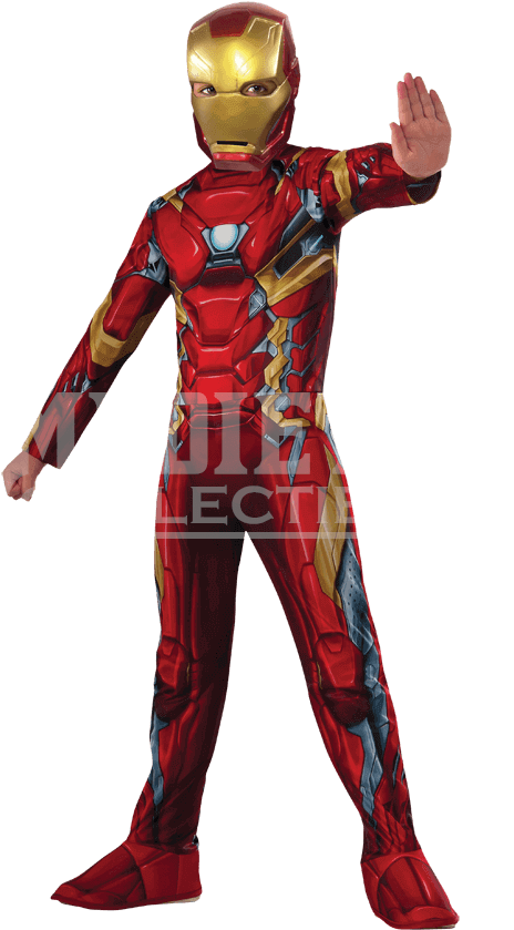 Kids Marvel Civil War Iron Man Costume - Iron Man Costume For Kids (850x850), Png Download