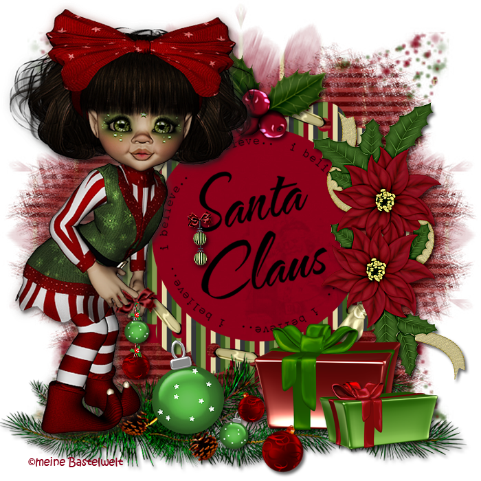 Christmas Elves - Season's Greetings- Christmas, Holiday, Poinsettia (700x700), Png Download