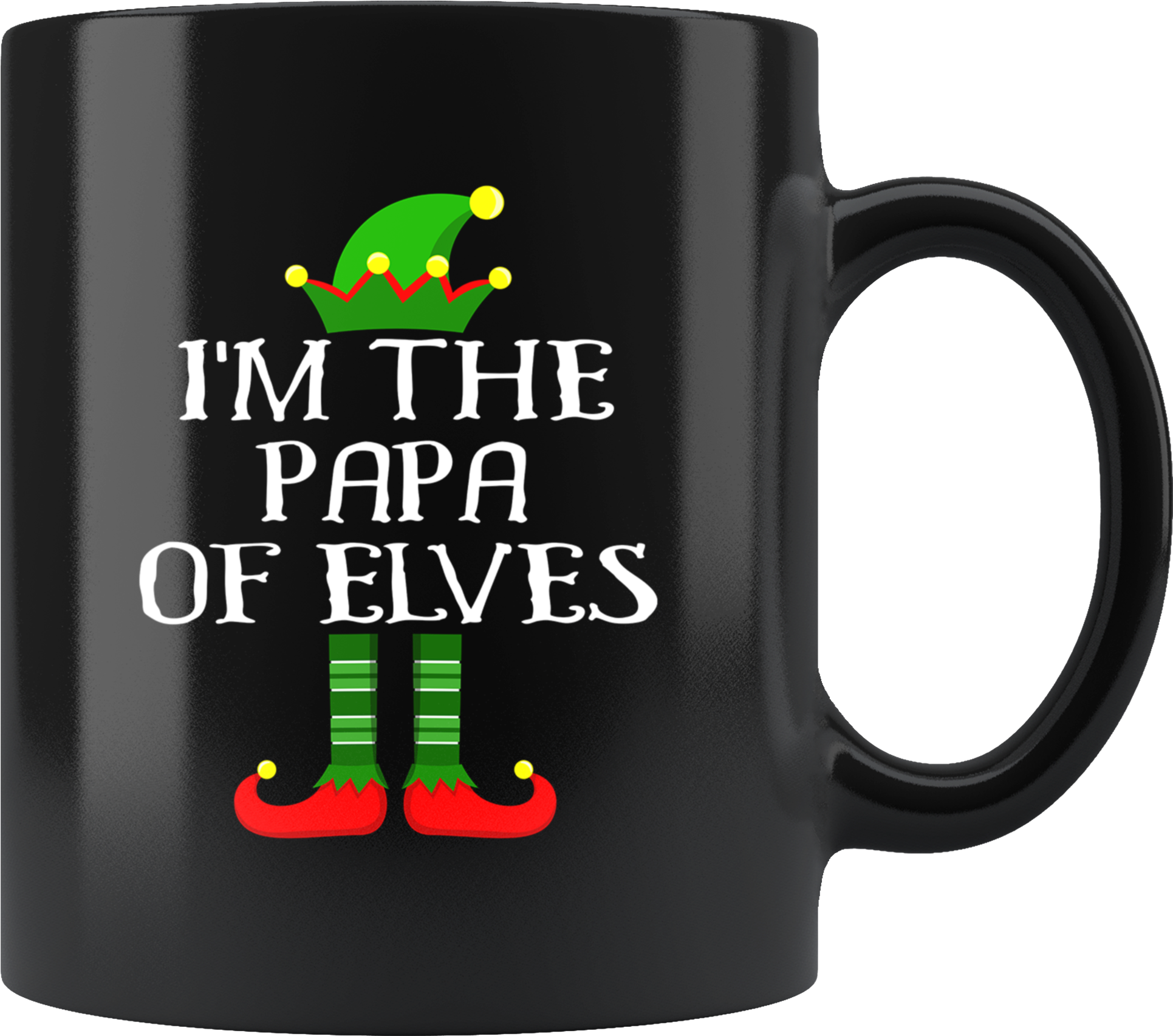 Im The Papa Of Elves Family Matching Elf Outfits Pj - Mug (2000x2000), Png Download