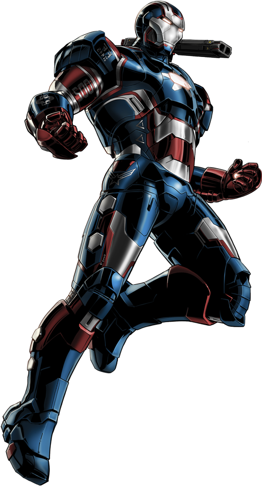 Iron Man / Iron Patriot - Marvel Alliance Iron Patriot (524x994), Png Download
