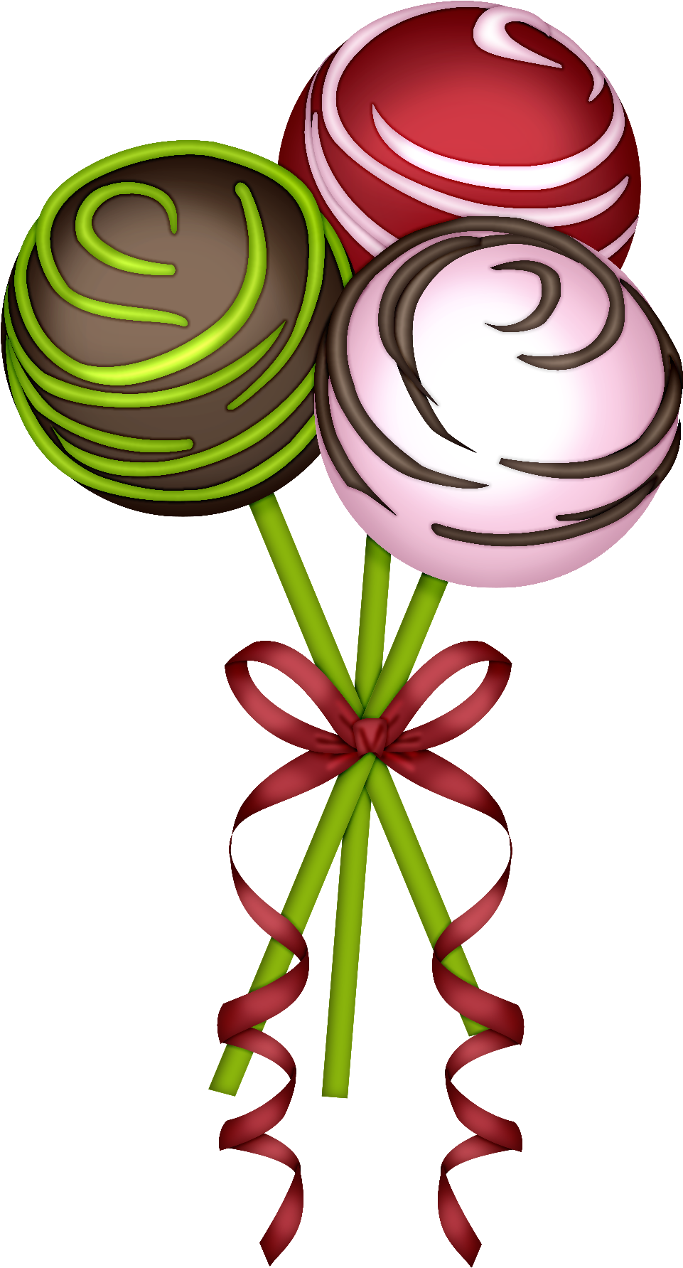 Banderillas, Carpetas Decoradas, Imágenes Bonitas, - Clipart Cake Pop Png (1083x1939), Png Download