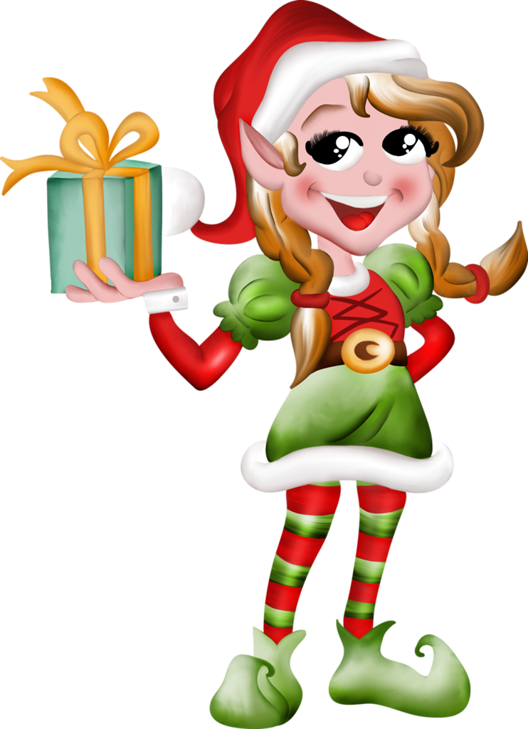 Elves ‿✿⁀○ - Nice Christmas Elf Png (742x1024), Png Download