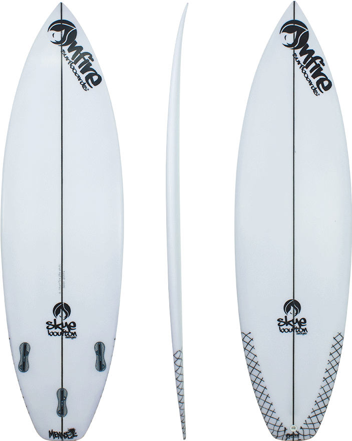 On Fire Skye Bourton 'menace' - Channel Islands Dfr 5'9" X 18 3/8 X 2 1/4 Used Surfboard (1000x1000), Png Download