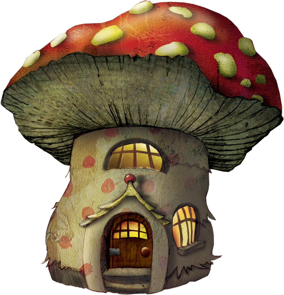 Fairies, Gnomes & Elves - House (987x1024), Png Download