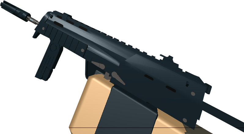 Flash Hider - Phantom Forces Muzzle Brake (817x472), Png Download
