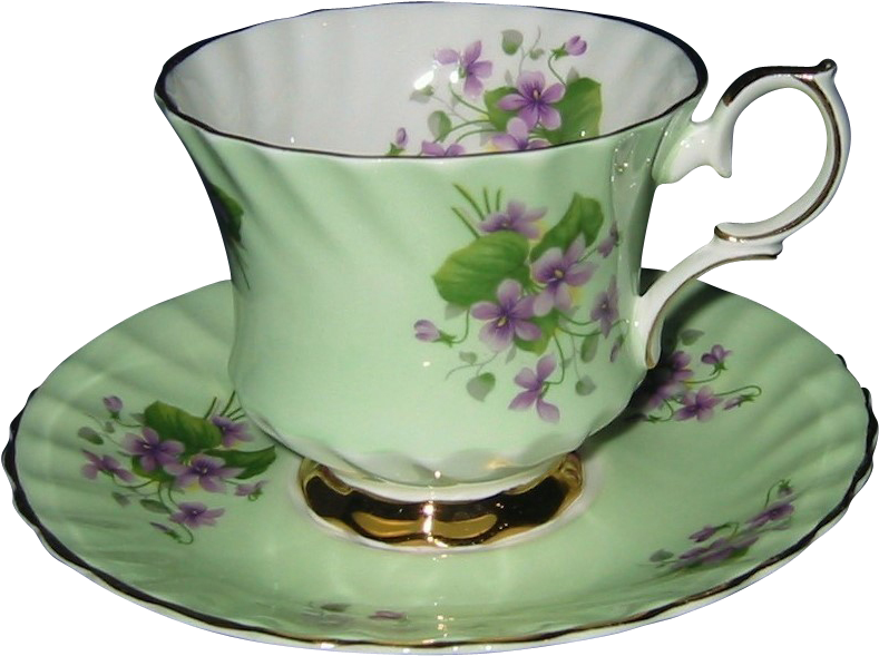 Violets On Green - Saucer (788x788), Png Download