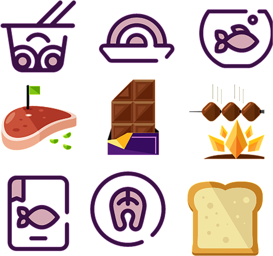 Western Fast Food Icon Food Icon Picture - Food (1024x1024), Png Download
