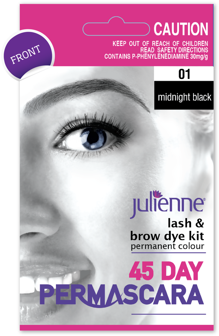 Permascara Eyelash & Bow Dye Kit - Julienne 45 Day Permascara (1280x1280), Png Download