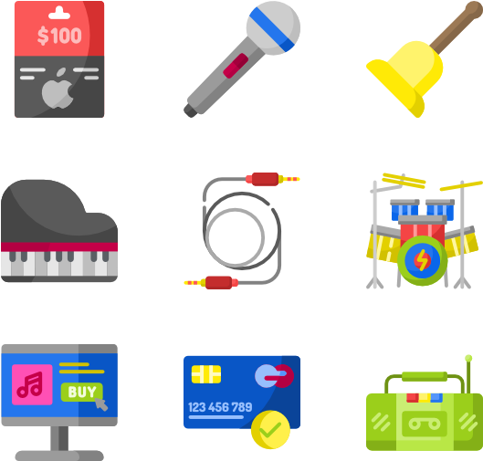 Music Store - Music (600x564), Png Download