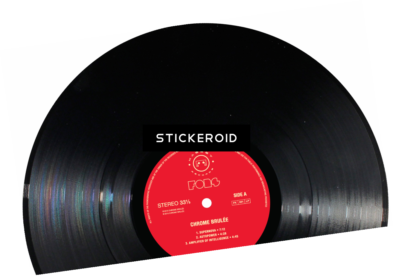Vinyl Music Phonograph Record - Circle (1314x922), Png Download