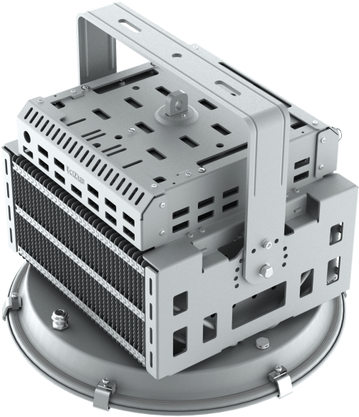 500w In Silver Side View - Floodlight (1024x613), Png Download